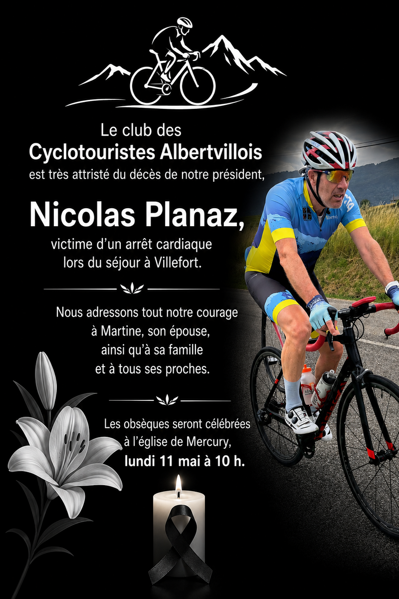 Hommage à notre président Nicolas Planaz