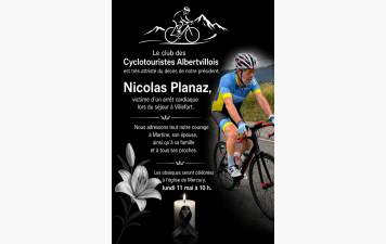 Hommage à notre président Nicolas Planaz